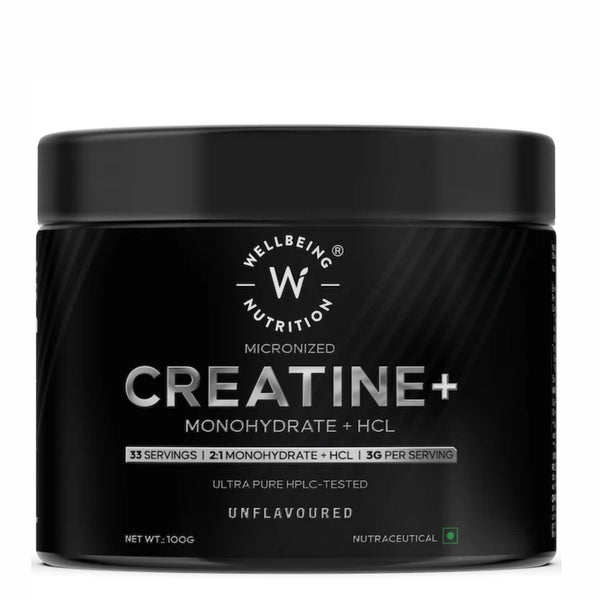 Wellbeing Nutrition Creatine Monohydrate + HCL